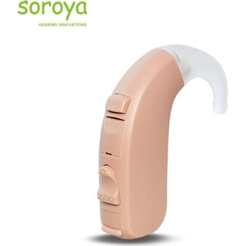 Soroya Digital Hearing Aid Mini BTE Ear Sound Amplifier Enhancer Portable Wireless Ear Care Made in China