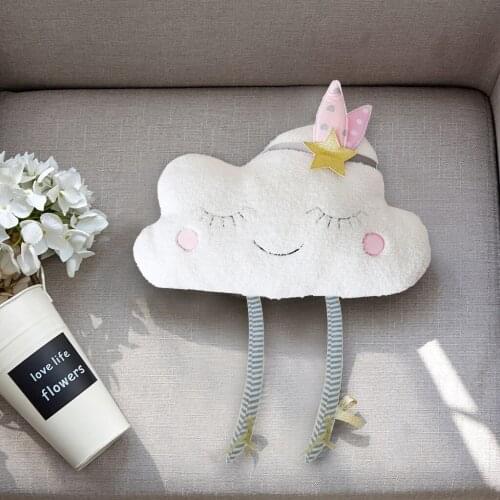Baby Plush Toys Adorable Cloud Pillow Cushions Pillow Children Lamb Wool Soft Plush Decor Throw lying Pillow мягкие игрушки 5
