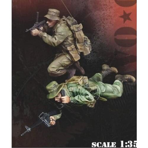 1/35 Resin Model Figure GK，Unassembled and unpainted kit