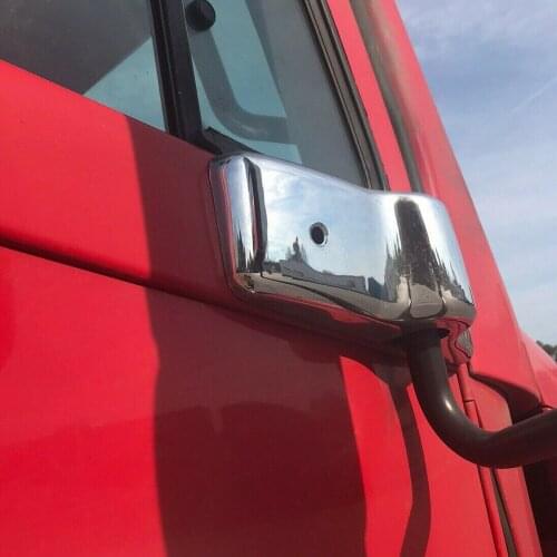 Chrome Door Mirror Brackets Left Right For Freightliner Century Columbia New 2PC