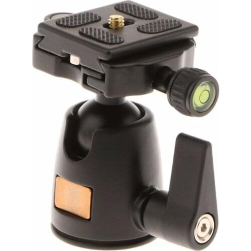 Moveski MV-01 Professional 360 degree Aluminum Ball Head Plate for Camera Tripod Monopod Max Load to 5kg