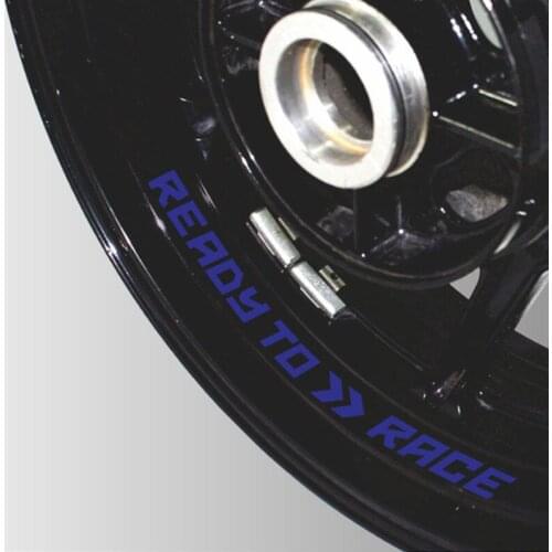 New Motorcycle Reflective wheel Tire logo creative stickers rim inner Decorative decals for KTM READY TO RACE readyto race
