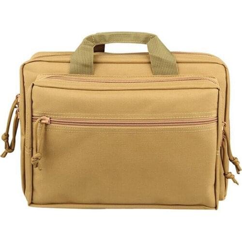 Portable Tactical Pistol Bag Military Handgun Holster Case Hunting Airsoft Storage Magazine Pouch for Glock 1911 Taurus G2c