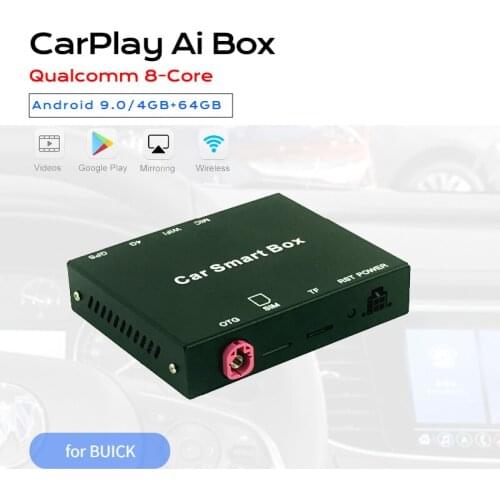 Exploter Ai Android Box for Excelle Verano La cross Adding Android 9.0 OS Wireless CarPlay Qualcomm 8-Core 4GB+64GB Mifi Dual BT