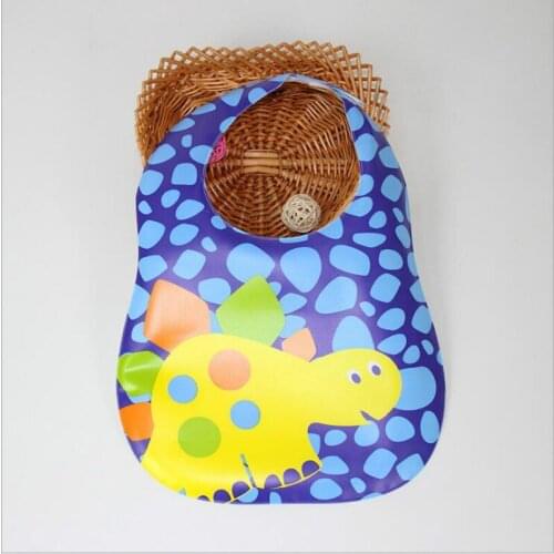 Cartoon Cute Animal Baby Bibs Printed Removable Pocket Bibs Infant EVA Bib Burp Newborn Clothes Accessories