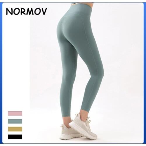 NORMOV Yoga Fitness Pants Soft Naked-Feel Sport Yoga Legging Womens Seamless High Waist Gym Jogging Fitness Athletic Leggings