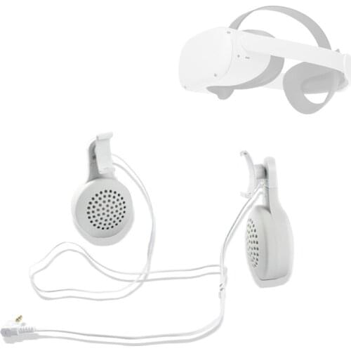 For Oculus Quest 2 VR Glass Replacement VR Headphones Adjustable Noise Isolating Headset Accessories