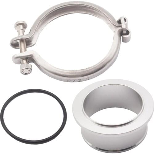 Replacement Turbo Compressor V-band Flange Clamp Set Kit For Holset HX35 HX35W HX40W For BW Also for Cummins 5.9L