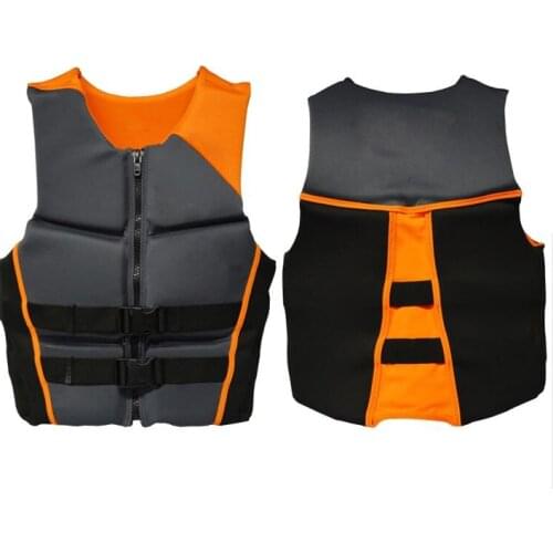 Adult life vest neoprene floating vests swim life jacket surfing vest buoy swimming inflatable water waterski rescue buoy