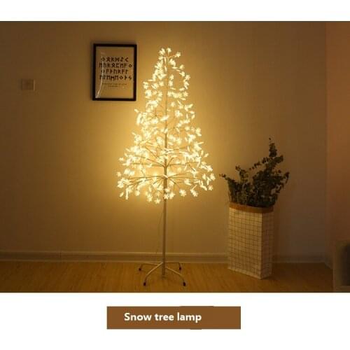 150cm LED Snowflake Light String Twinkle Garlands Christmas Lamp Holiday Party Wedding Decorative Fairy Light Snow Tree Lamp