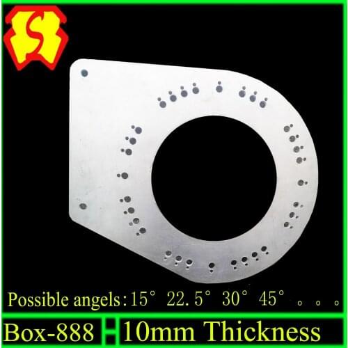 Angle adapter variable angles corner box connection plate Compatible with Euro&global FD34