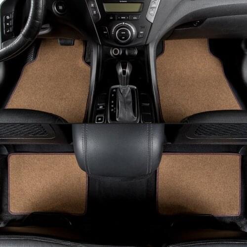 Kalaisike universal car floor mats for Subaru All Models forester BRZ XV Outback Legacy car styling auto accessories