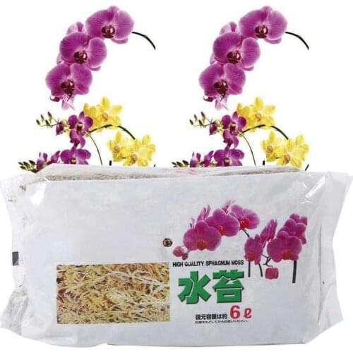 6L Garden Sphagnum Moss Moisturizing Nutrition Organic Fertilizer For Orchid Phalaenopsis Musgo Sphagnum NEW