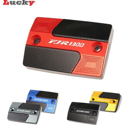 High Quality For YAMAHA FJR1300 FJR 1300 New Motorcycle CNC Aluminum Front Clutch Brake Fluid Reservoir Tank Cover Cap with logo