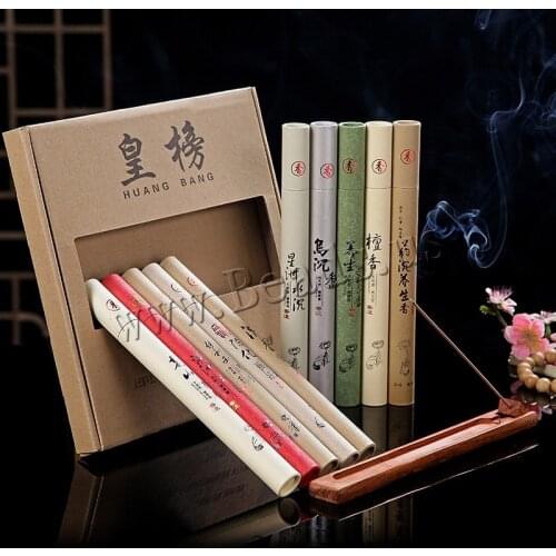 10boxes 35pcs/Box Natural Aroma Clean Air Indoor Spices Sandalwood Incense Stick Burners Air Freshener Aromatherapy Mixed Scent