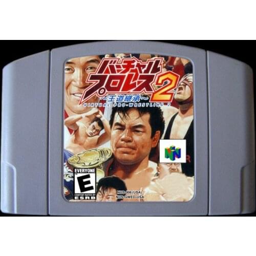 64 Bit Games ** VIRTUAL PRO-WRESTLING 2 ( English USA Version!! )
