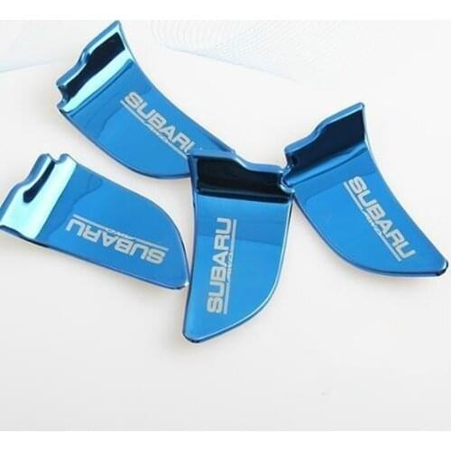 Stainless Steel Car accessories interior Door Handle Bowl Cover for Subaru Forester Xv Outback Legacy Impreza StI STI 2013-2017