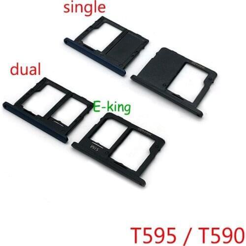 For Samsung Galaxy Tab A2 T595 T590 SM-T595C SM-T590C Sim Card Slot Tray Holder Sim Card Reader Socket