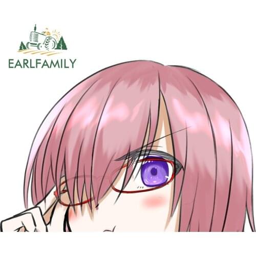 EARLFAMILY 13cm x 8.8cm for Fate Grand Order Mash Kyrielight Car Stickers Personality Creative Decals Waterproof Car Label