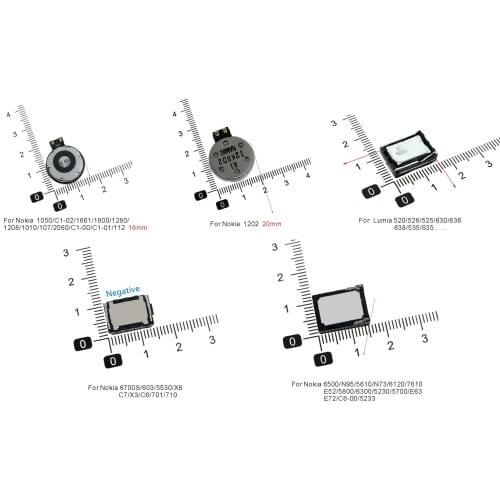 Loud Speaker Loudspeaker Buzzer Ringer Back Ringer Replacement Parts For Nokia N73 N81 N95 6300 6120 C1 N620 6700 Cell Phone