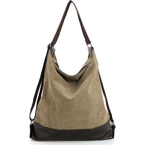 Canvas Women Bag Casual Messenger Bags Tote Hobo Buckets Designer Brand Vintage Fashion Womens Crossbody Bag Shoulder Handbags