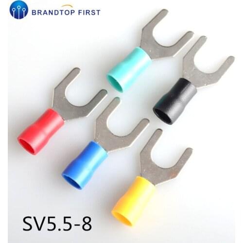 Insulated Terminals Connector SV5.5-8 Insulating Cable Lug terminals