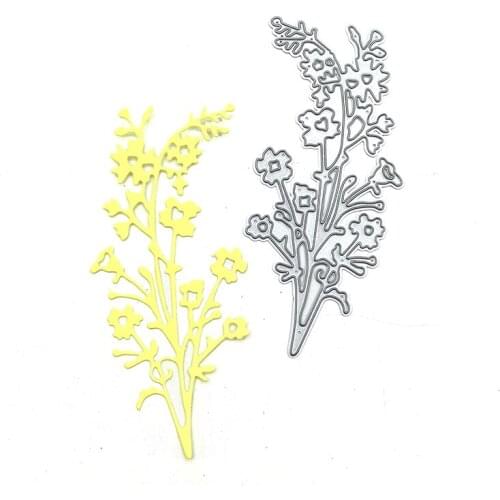 Julyarts Trumpet Flower Dies Scrapbooking Nouveau Die Cuts for New DIY Scrapbooking Album New Craft Embossing Cards 2020