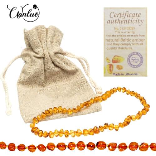 10 Colors 14-33cm Classic Natural Amber Necklace Have Certificate Authenticity Genuine Baltic Ambar Stone Bracelet Baby Jewelry