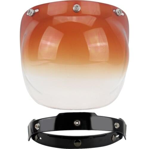 Bubble Visor Universal Flip Up Lens Face Shield Mask for Bitwell Vintage Retro Motorcycle Helmet Moto Capacete Casco Casque