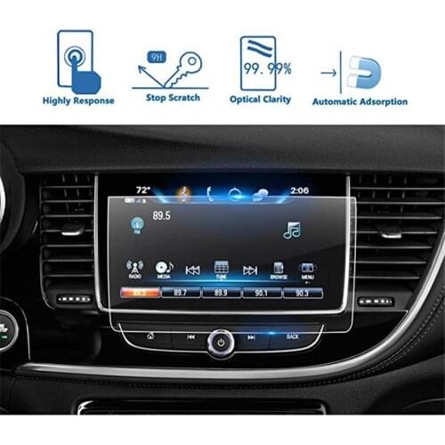 For Buick Encore 2018-2019 8-Inch Car Navigation Screen Protector Tempered Glass Touch Screen Protector