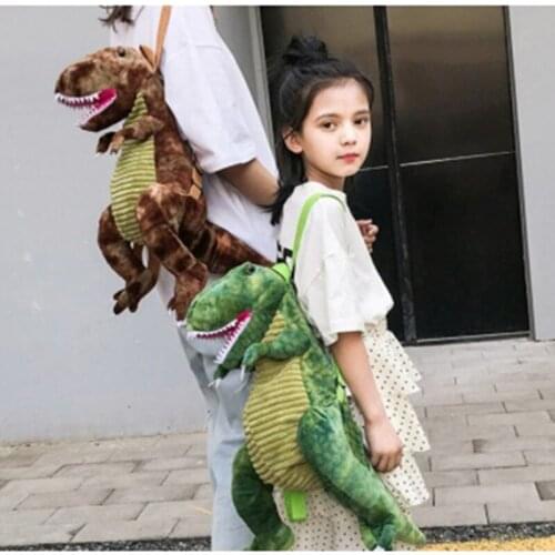 Kindergarten schoolbag dinosaur cartoon male baby 1-3-6 years old children small backpack boy girls backpack lightweight