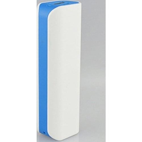 Blue Power Bank Shell Free Welding USB Ports Power Bank PCB Charger Case DIY Kits Powered By 2600mAh 18650 Battery