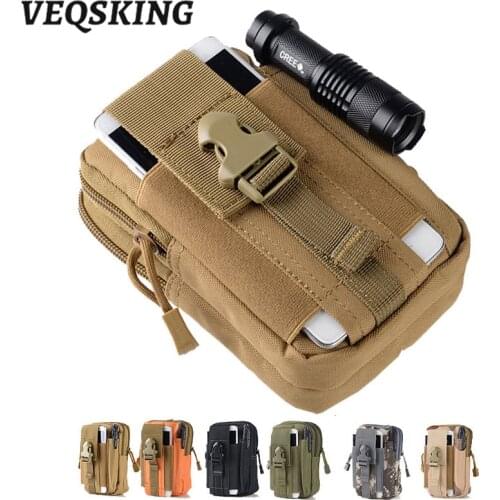 Tactical Outdoor Waist Bag,Millitary Molle Bag for Hiking,Tactical Phone Pouch Waist Bag,Outdoor Mens Camping Waist Bag