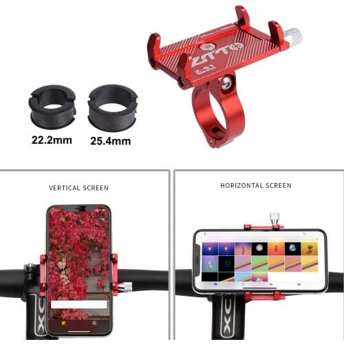 Bicycle Scooter Mobile Phone Holder MTB Mountain Bike Bracket Cell Phone GPS Navigation Stand Bracket Cycling Accessories