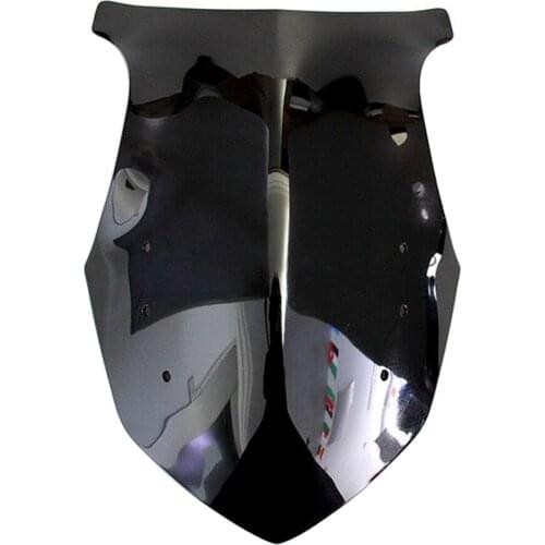 Motorbike Windshield WindScreen Black Silver Windscreen For Kawasaki Z1000SX 2010-2016 Motorcycle Wind Deflectors Double Bubble