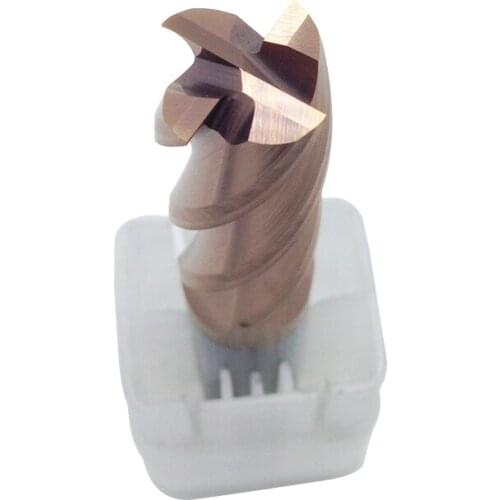 14MM SHK 14*100*14D HRC55 4 Flutes tungsten solid carbide end mill for CNC milling machine HUHAO 4726