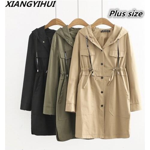 Xiangyihui Women's Long Raincoats