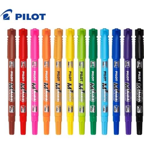 1Piece Pliot SCA -TM Oily Double Head Marker Pen Quick Drying, Waterproof and Not Easy To Fade Childrens Painting