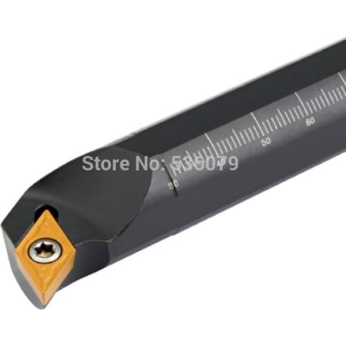 1pc S12M-SDUCR07 +1pc tincoated insert DCMT070204-UE6020, economical type, 93 degree, internal turning tool