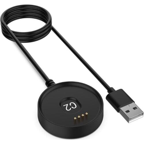 100pcs Portable Wireless Charging Charging Data Cable Cradle Dock for Ticwatch E2 S2 Magnetic Attachment function Easy to Carry