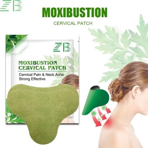6/12PCS Cervical Vertebra Pain Relief Patch Wormwood Sticker Moxa Moxibustion Plaster Joint Body Arthritis Pain Removal Killer