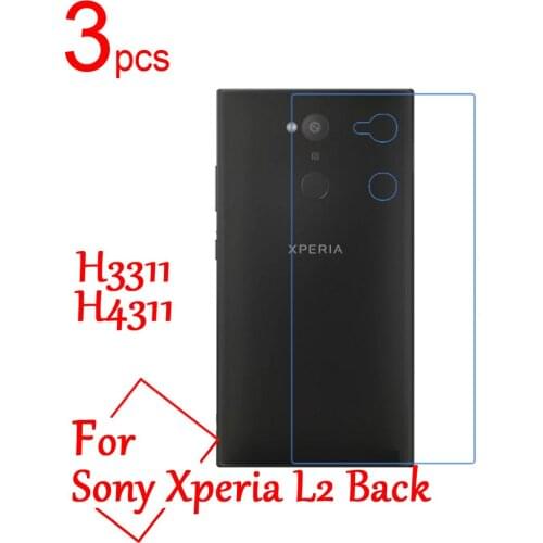 3pcs Ultra Clear/Matte/Nano anti-Explosion LCD Screen Protector film Cover for Sony Xperia L1 L2 Dual G3311 12 H3311 Back Film