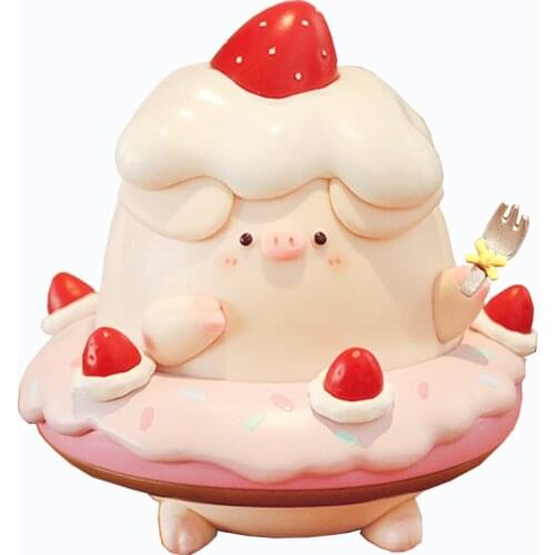 52TOYS Piko-pig Dessert Series Surprise Bag Blind Box Hand-held Cartoon Cute Gift Toy Collection Ornaments