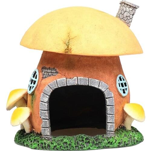 Aquarium Decoration Safety Fake Rock Fish Tank Ornament Betta Fishes Cichlid Breeding Hide Rest Cave Reptile Rest Cave Hole