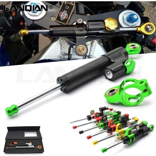 Motorcycle Damper Stabilizer Steering Reversed Safety Control For YAMAHA MT-25 MT-03 YZF R25/R3/R15 YBR 125 XT660/X/R/Z TMAX 500