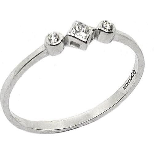 18K Gold Natural Diamond Princess Light Ring 3PY1400-2