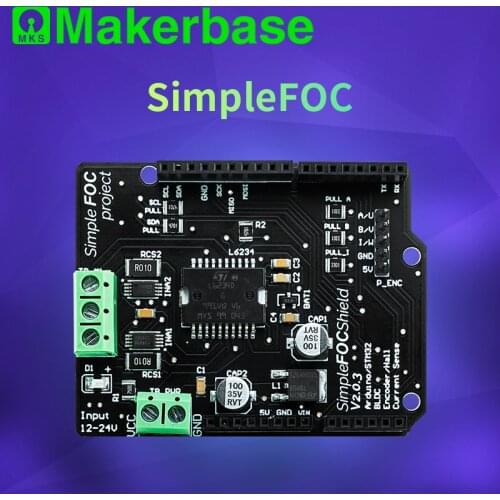 Makerbase SimpleFOC Shield V2.0.3 FOC BLDC Motor Controller Board Arduino Servo
