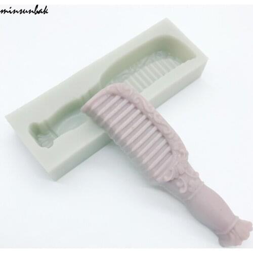 Minsunbak Cake Tools Comb Handmade Soap Silicone Mold Scented Candle Clay Mold