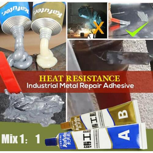 Strong Adhesive Gel Industrial Heat Resistance Cold Weld Metal Repair Paste A&B Adhesive Gel drop shipping 65g Scratch Repair