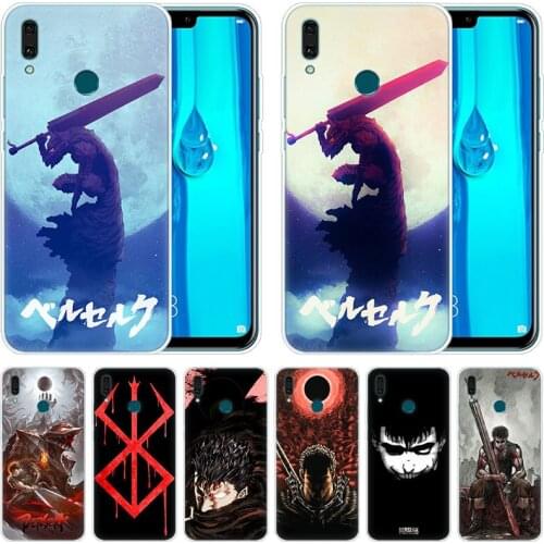 Luxury Soft Silicone Case Anime Berserk Guts for Huawei Mate 30 20 Lite 10 Pro Y5 Y6 Y7 Pro 2019 Y9 Prime 2019 2018 Y6 Pro 2017